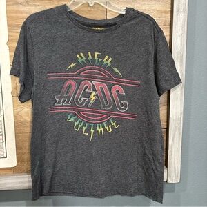Lucky Brand AC/DC High Voltage Graphic T-Shirt - Charcoal